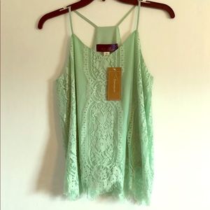 Lace Racerback Tanktop - Brand New!